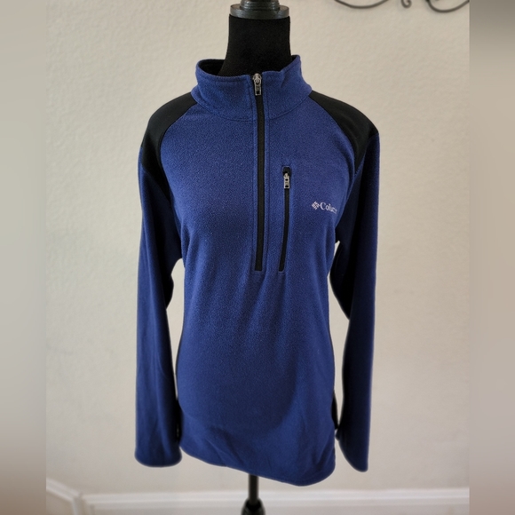 ❄️  Columbia Fleece Half Zip Pullover size M - Picture 1 of 7